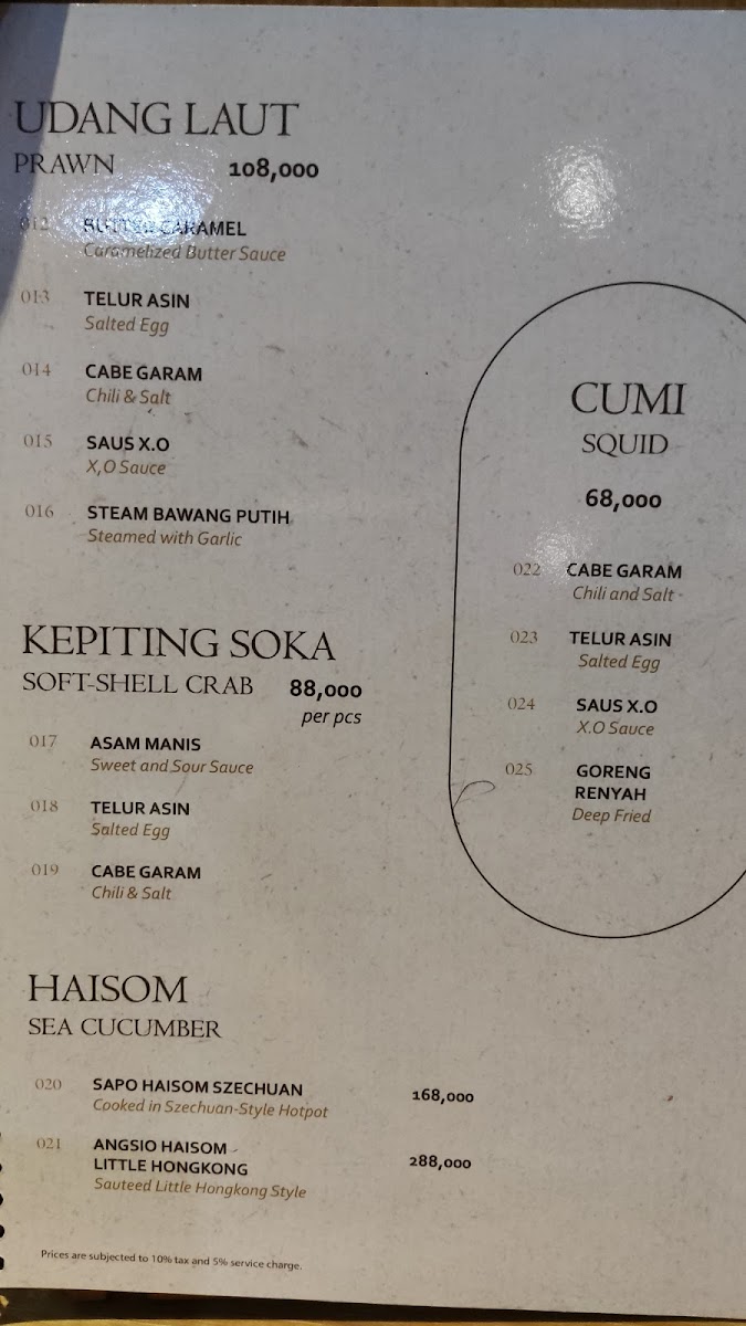 Little Hong Kong Restaurant Menu - Image 1